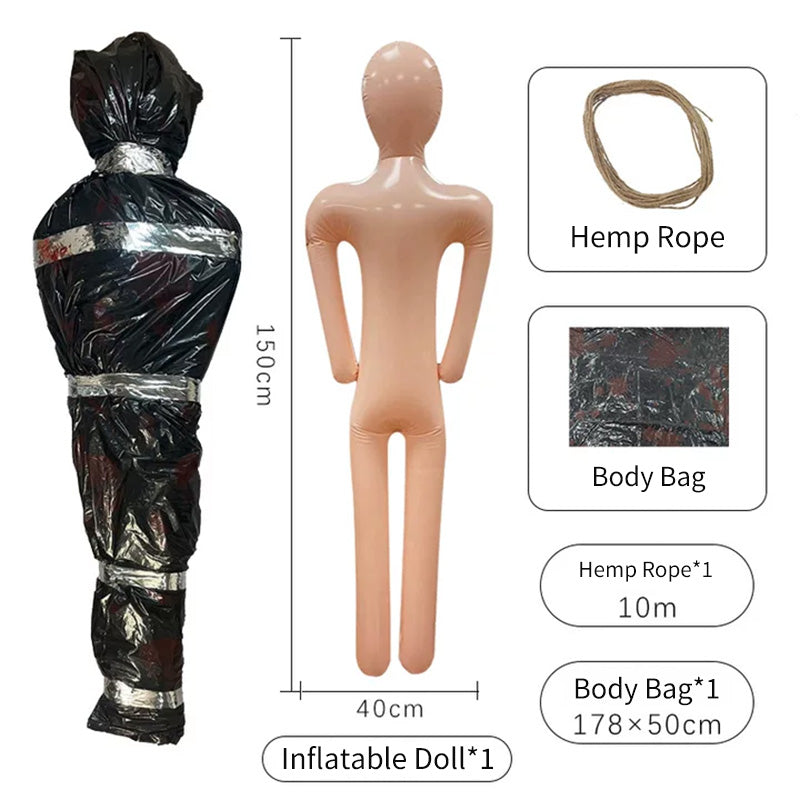 Popular Halloween horror mannequin props corpse inflatable toys