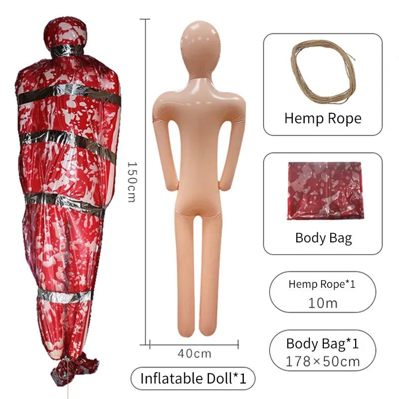 Popular Halloween horror mannequin props corpse inflatable toys