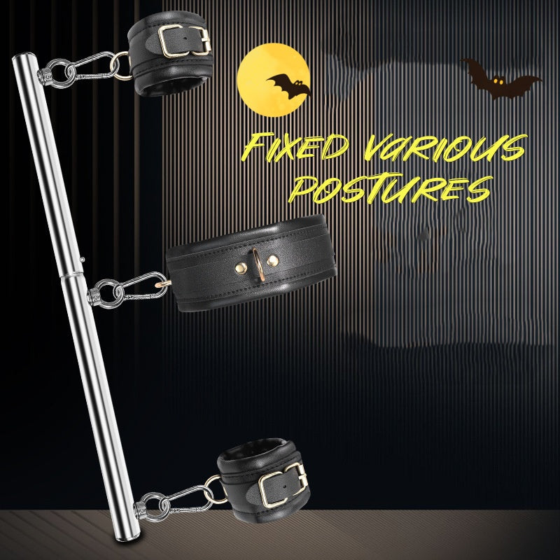Adult products contrast color handcuffs restraint set