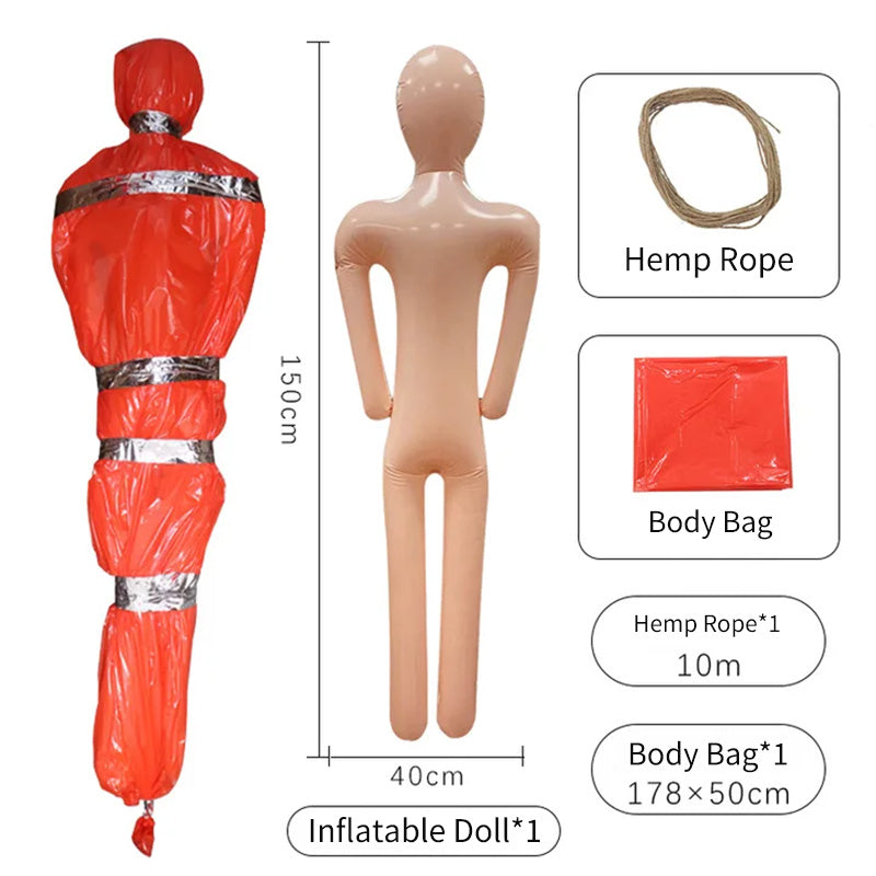Popular Halloween horror mannequin props corpse inflatable toys