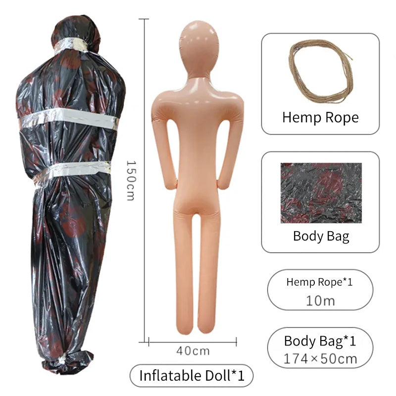 Popular Halloween horror mannequin props corpse inflatable toys