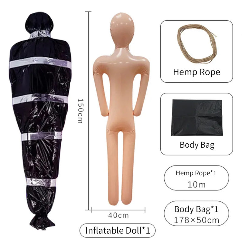 Popular Halloween horror mannequin props corpse inflatable toys