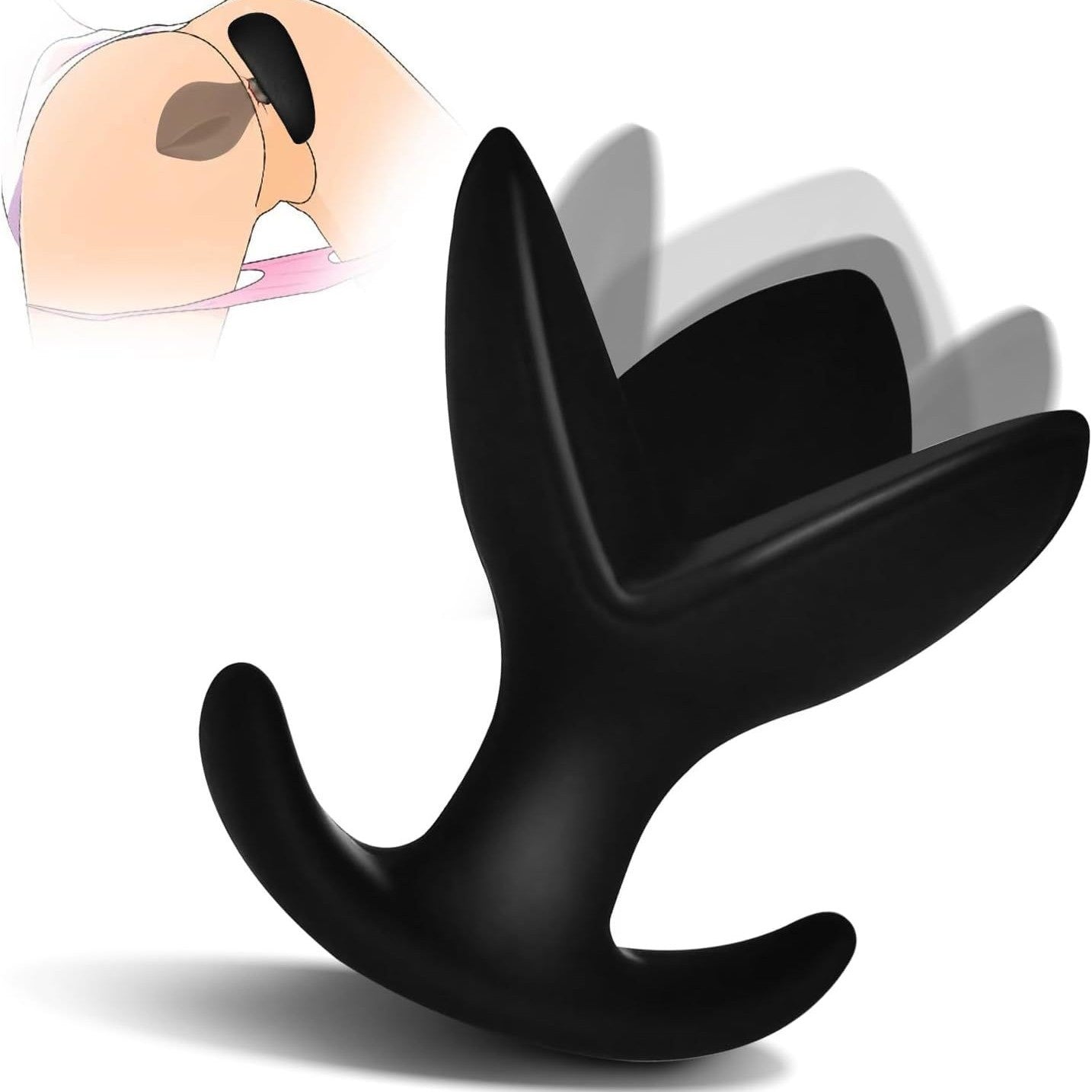 Silicone Butt Plug Portable Anal Dilator