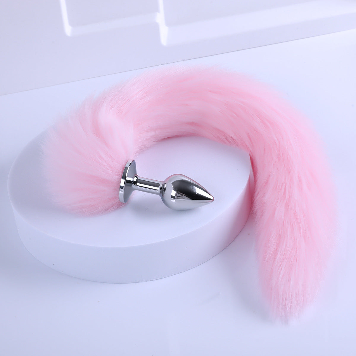 Removable butt plug fox tail