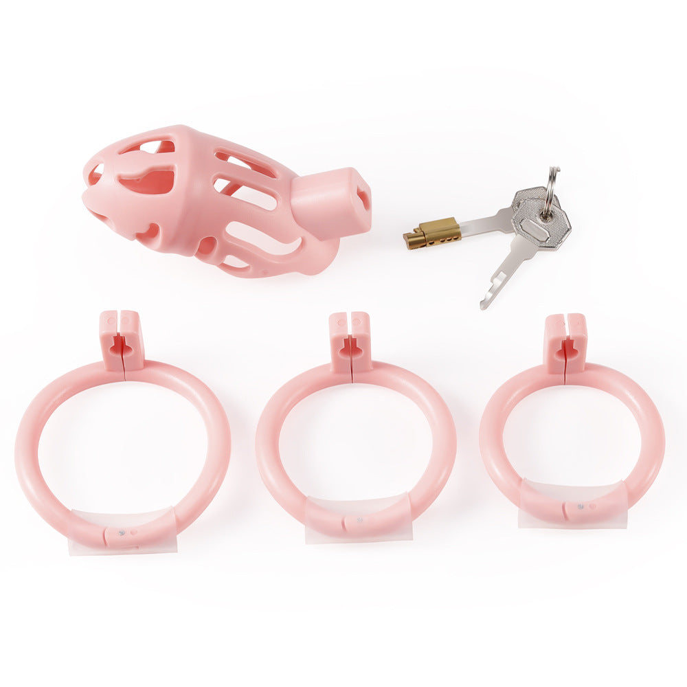 Men's chastity lock hidden lock birdcage chastity lock abstinence