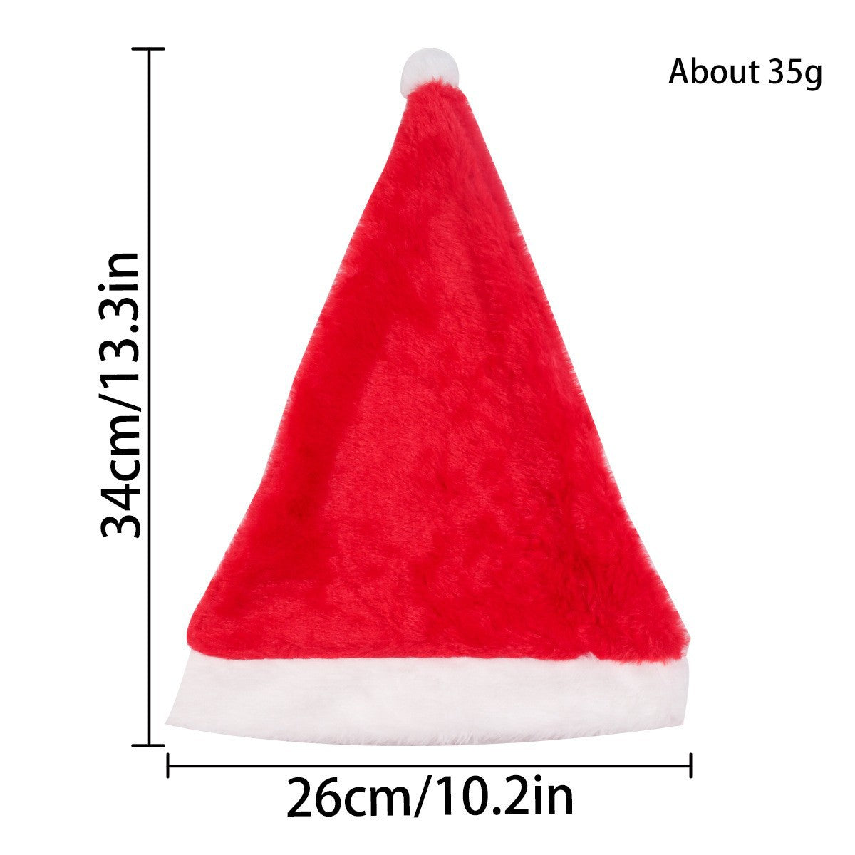 Christmas plush Santa hat