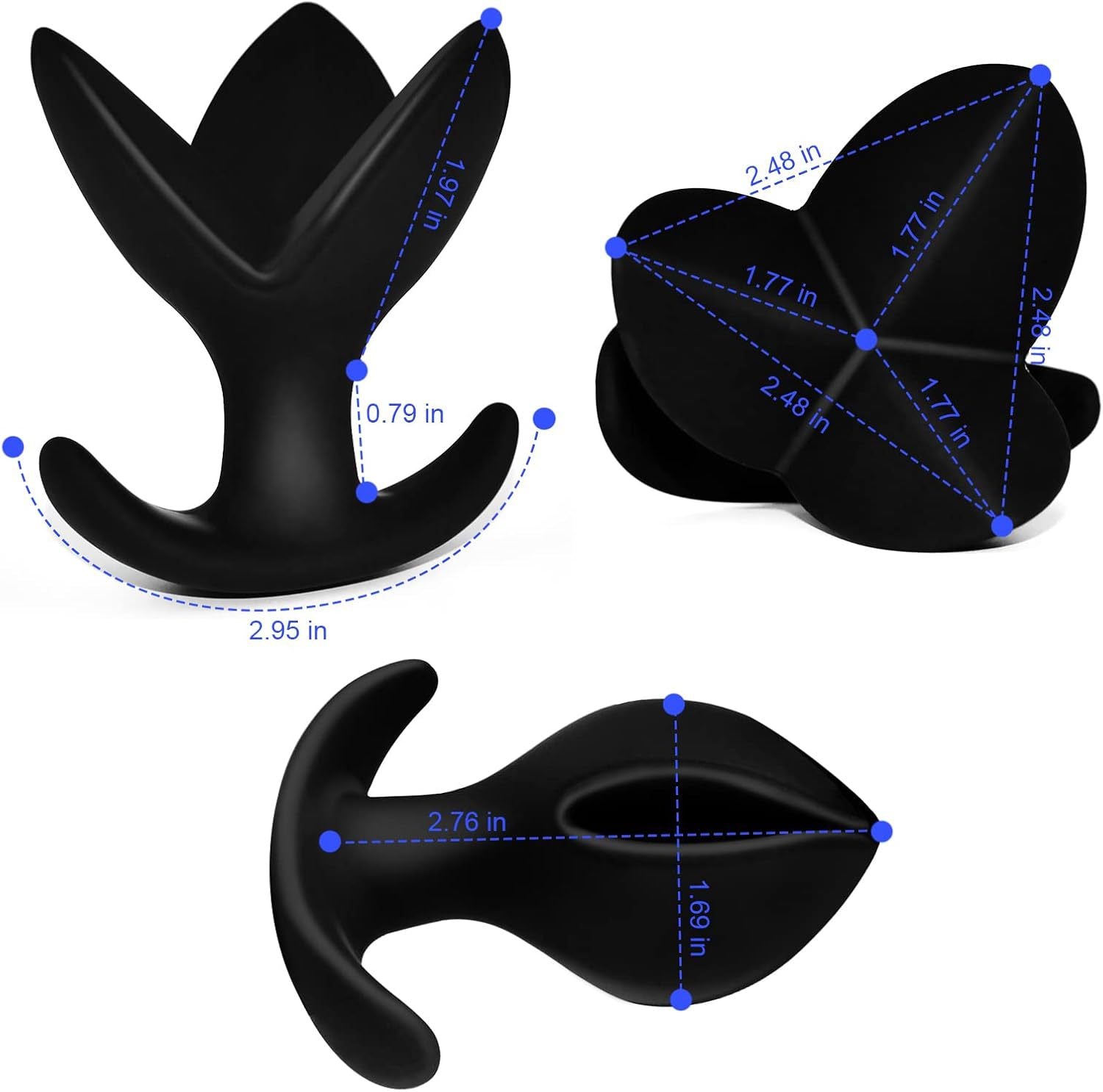 Silicone Butt Plug Portable Anal Dilator