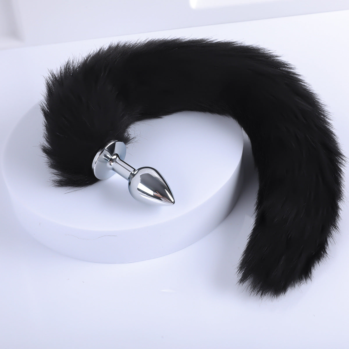Removable butt plug fox tail