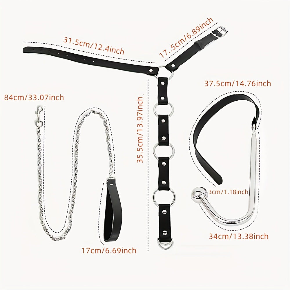 Hot selling bondage anal hook handcuffs collar sex toys