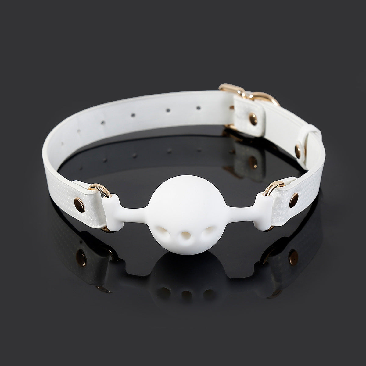 Deep throat ball gag, silicone bite ball, adult products