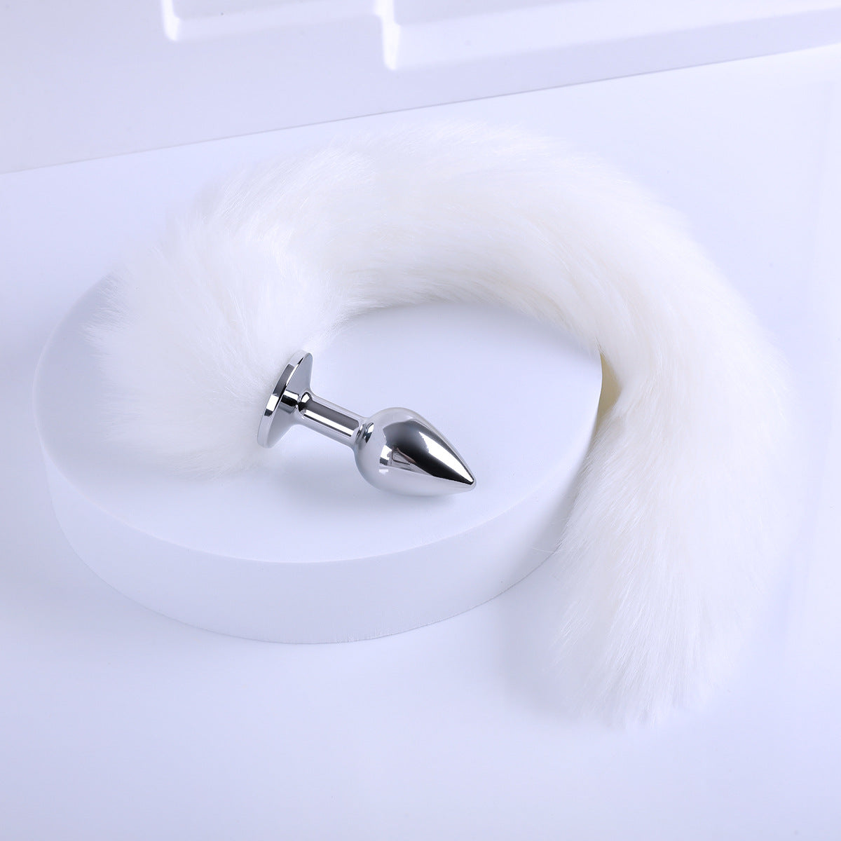 Removable butt plug fox tail
