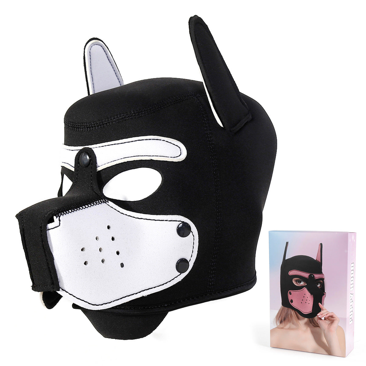 Sexy men and women training masks