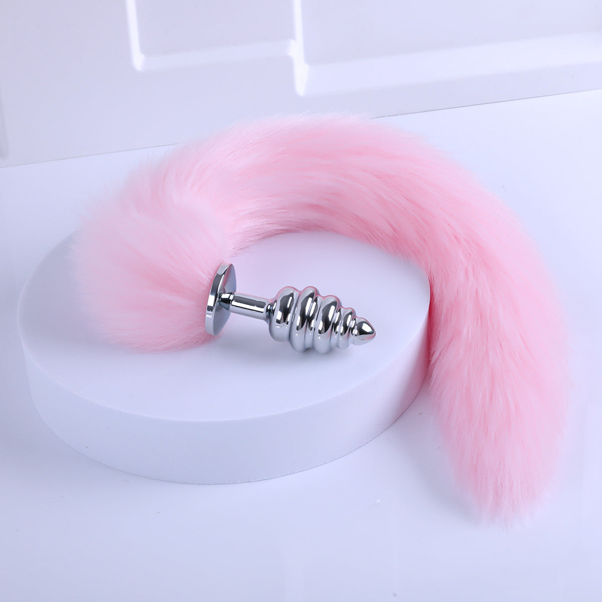 Removable butt plug fox tail