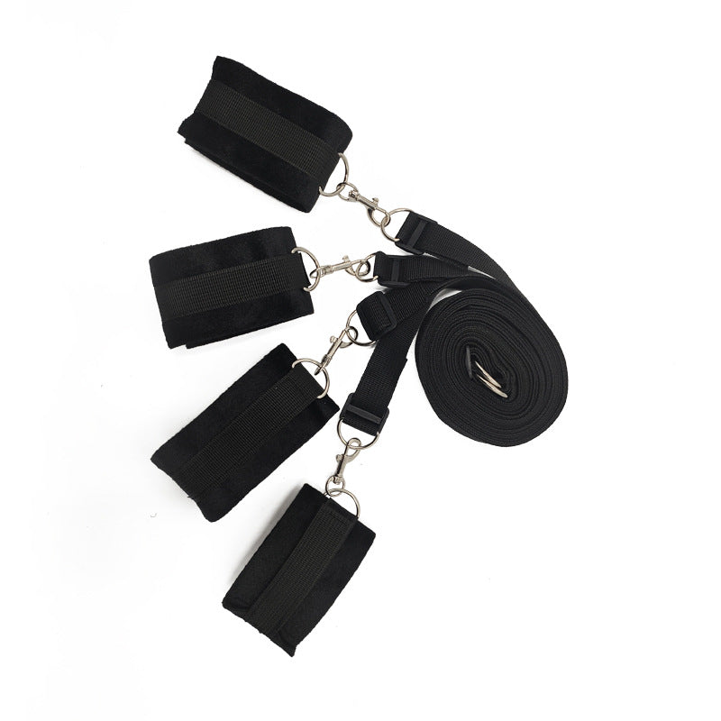 Plush handcuffs and leg cuffs bondage adult sex toys
