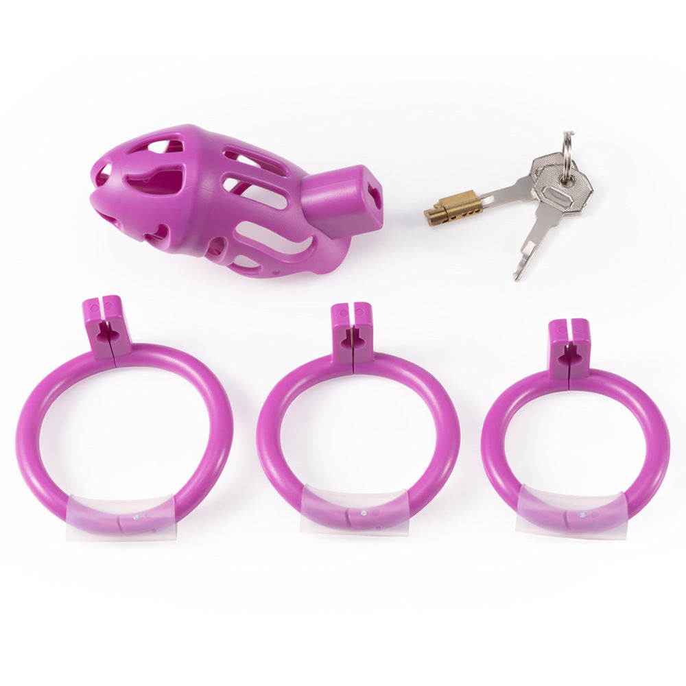 Men's chastity lock hidden lock birdcage chastity lock abstinence