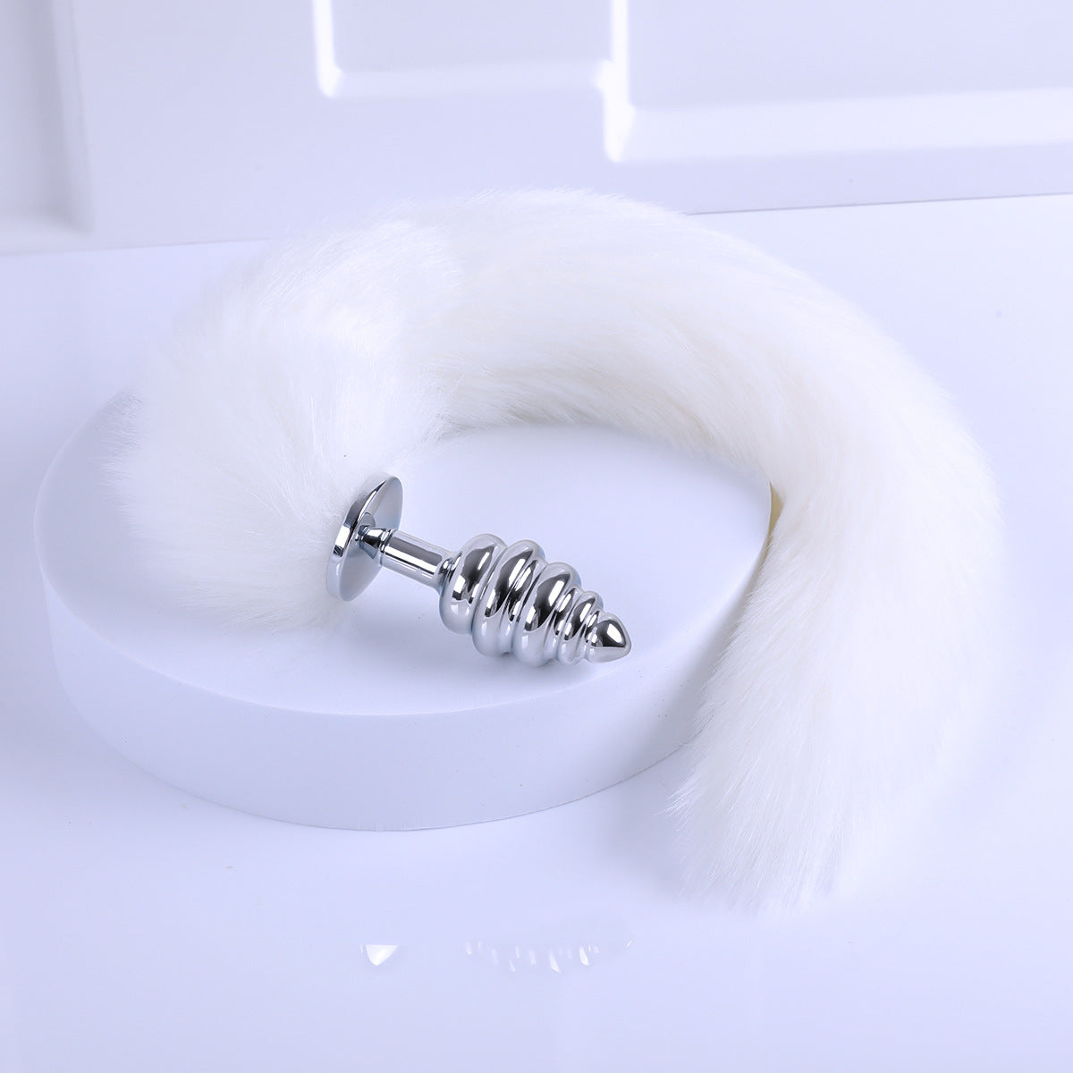 Removable butt plug fox tail