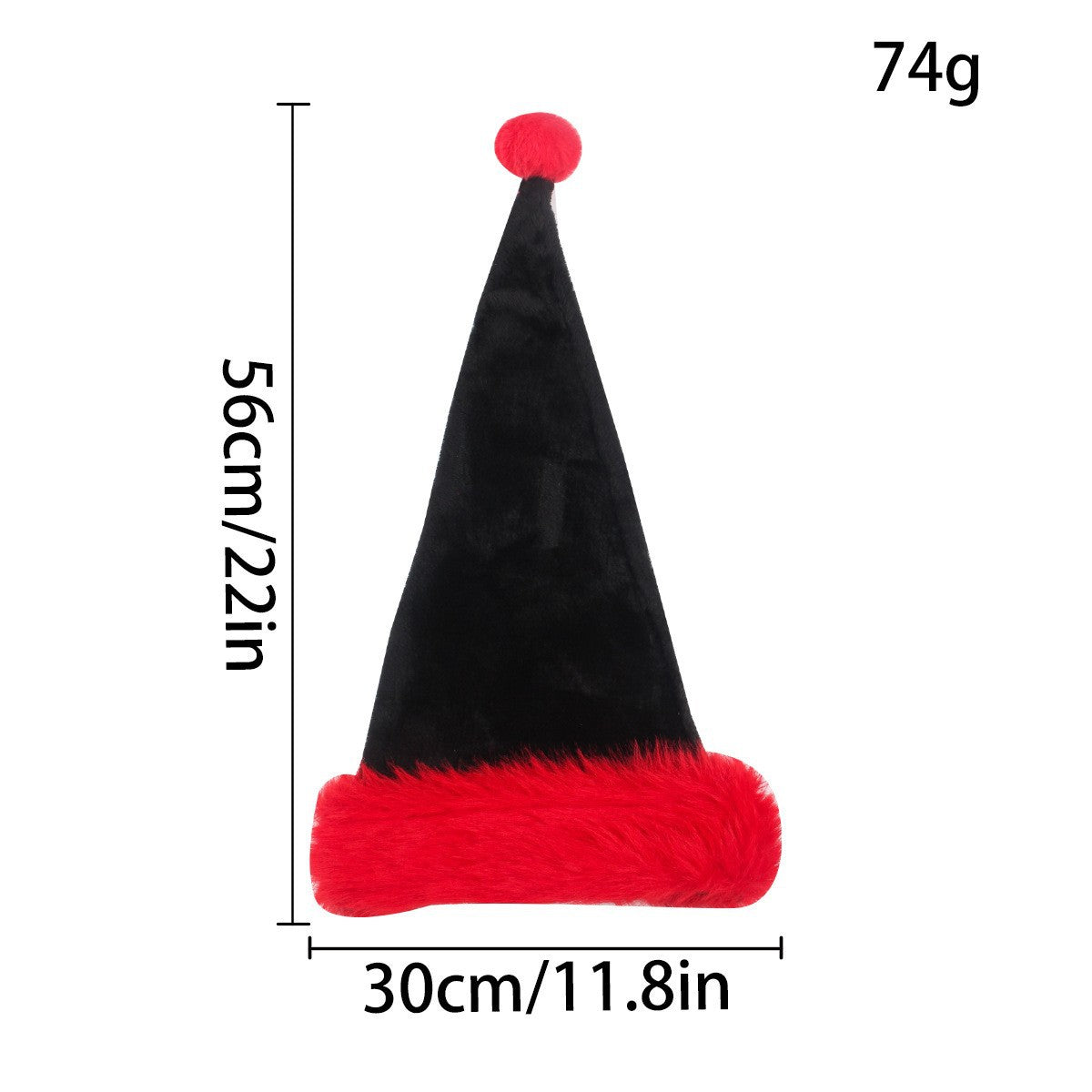 Christmas plush Santa hat