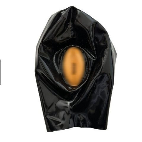 Adult latex mask with a realistic vulva