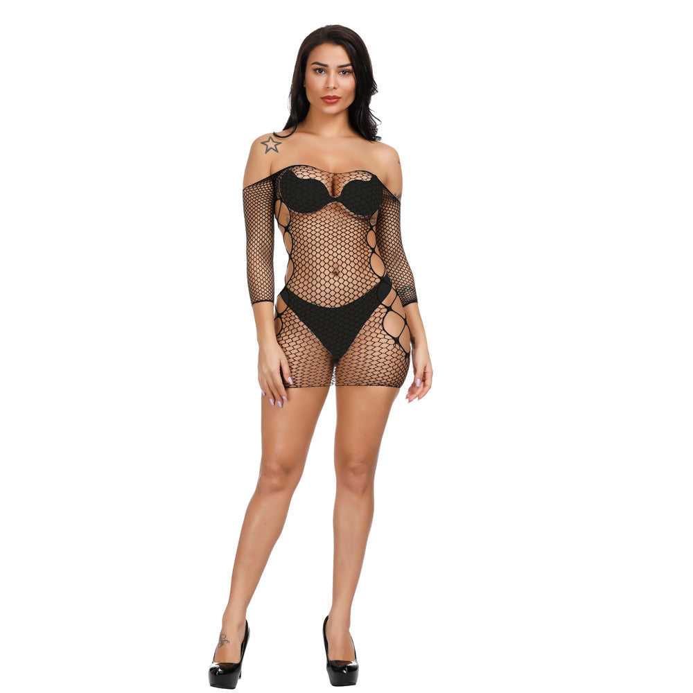 Sexy Jacquard Mesh Camisole