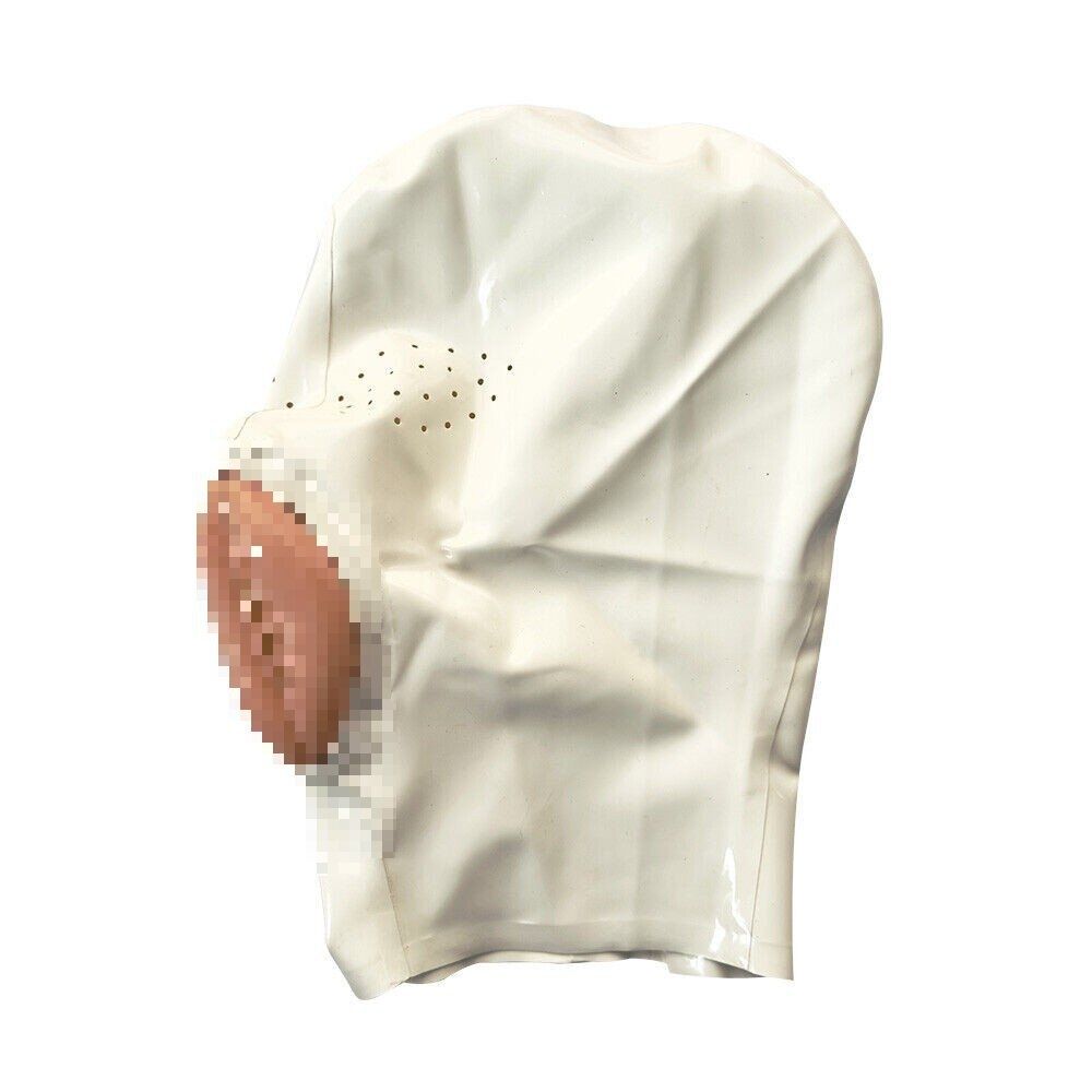 Adult latex mask with a realistic vulva