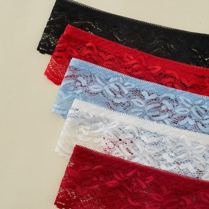 Lace Crotchless Panty Set 5-Colors(Buy 1, get 2 free)