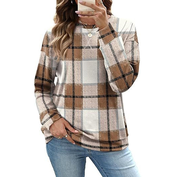 Loose-fit long-sleeve crew-neck sweatshirt