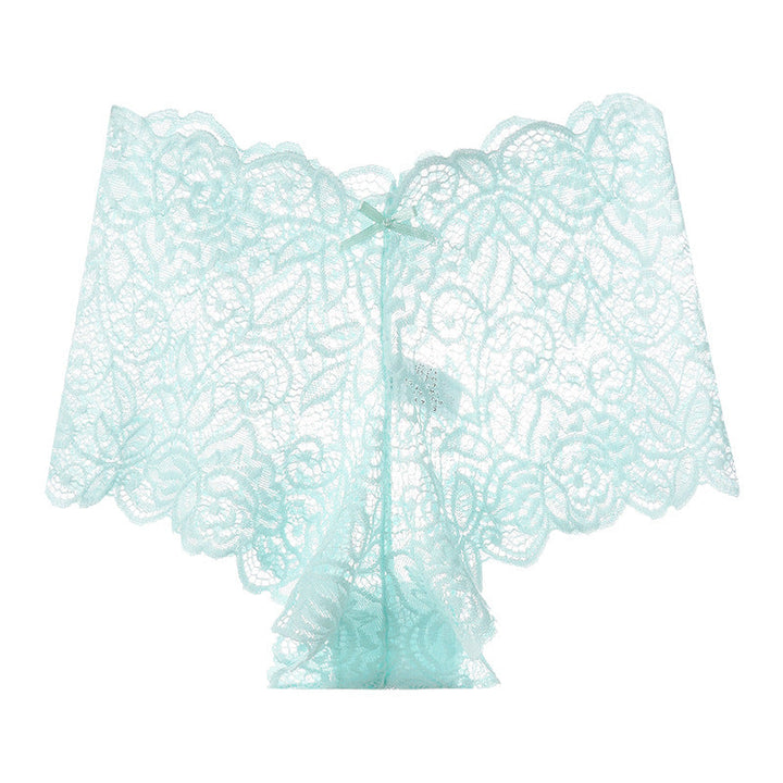 Sheer Lace Mesh Low-Rise Thong(Buy 1, get 2 free)