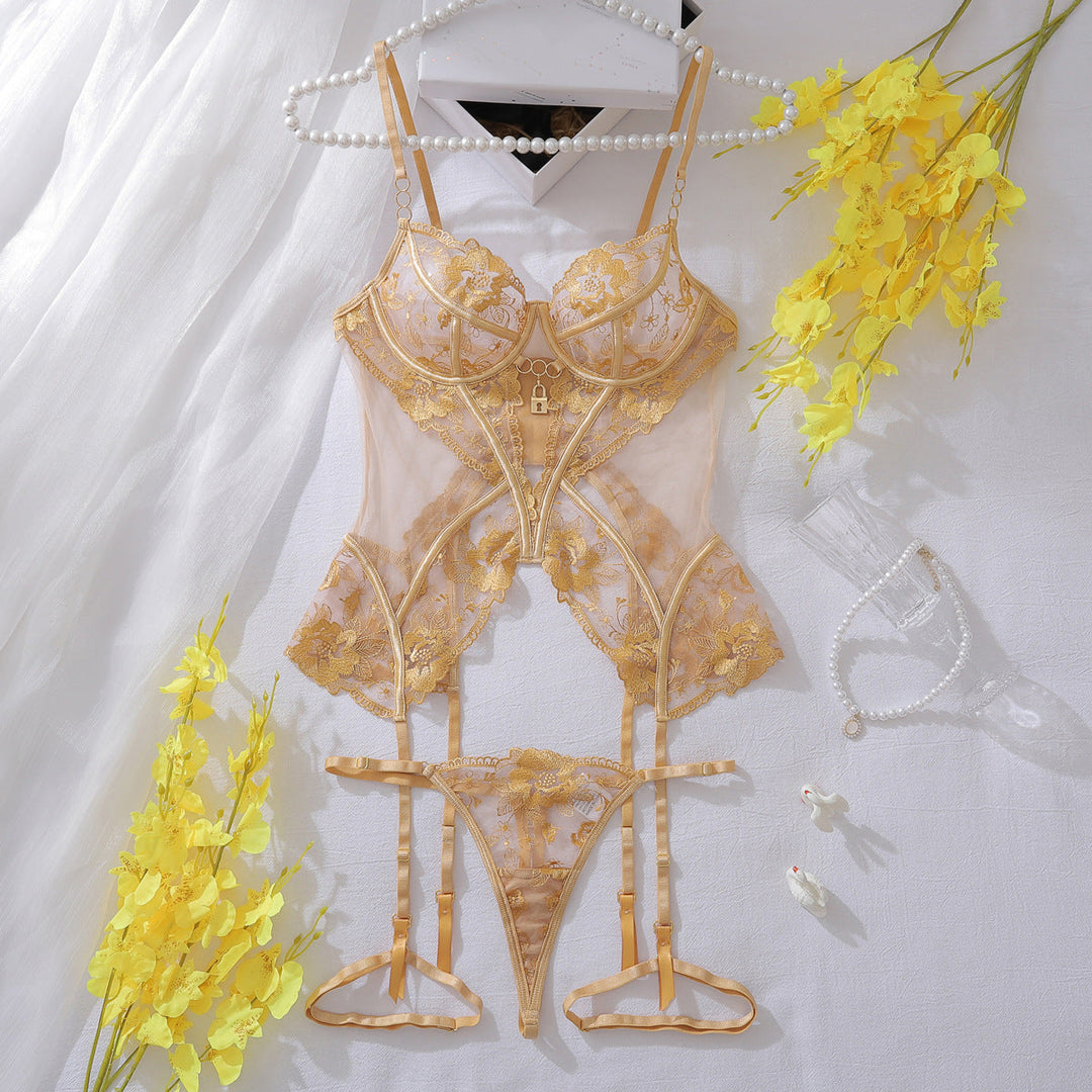 Sheer Lace Tease Lingerie Set