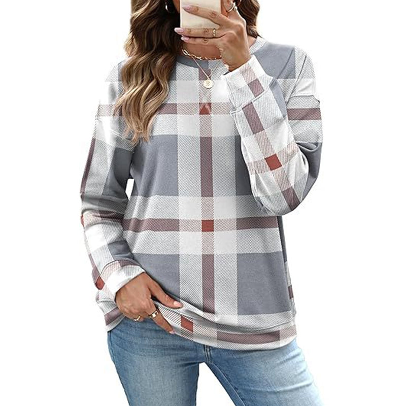 Loose-fit long-sleeve crew-neck sweatshirt