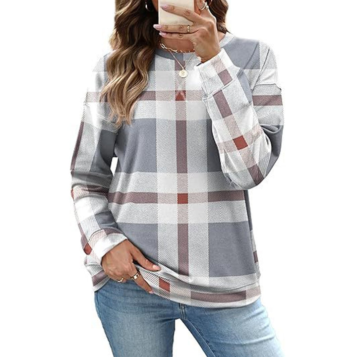 Loose-fit long-sleeve crew-neck sweatshirt