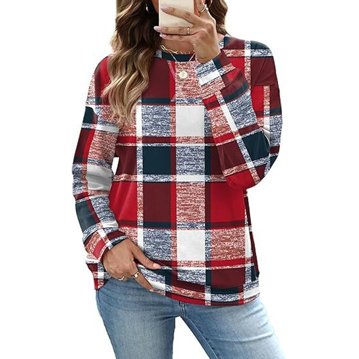Loose-fit long-sleeve crew-neck sweatshirt