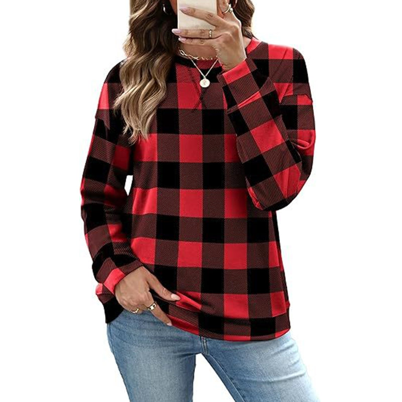 Loose-fit long-sleeve crew-neck sweatshirt