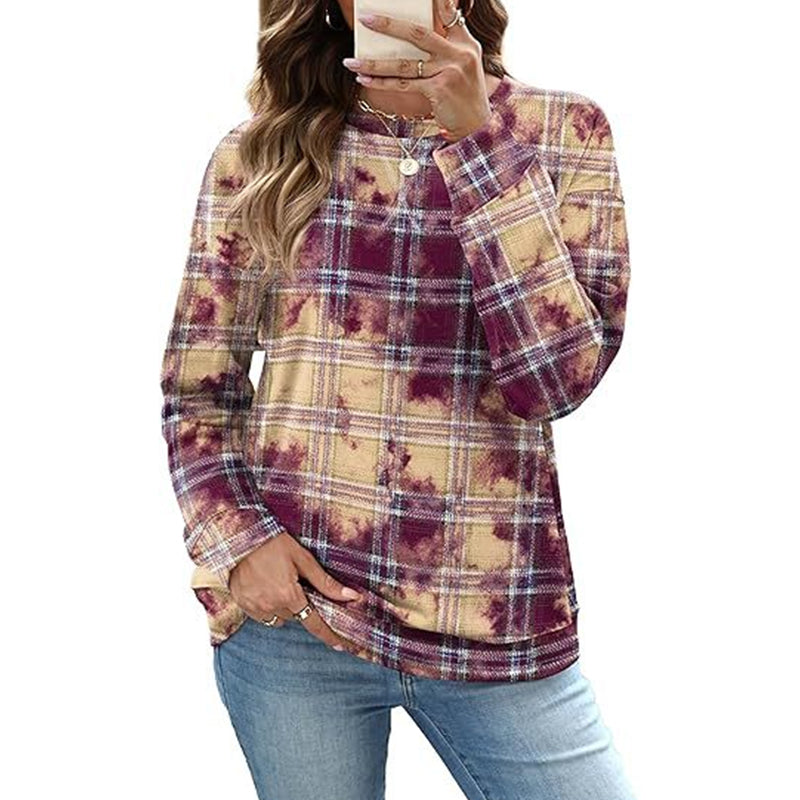 Loose-fit long-sleeve crew-neck sweatshirt