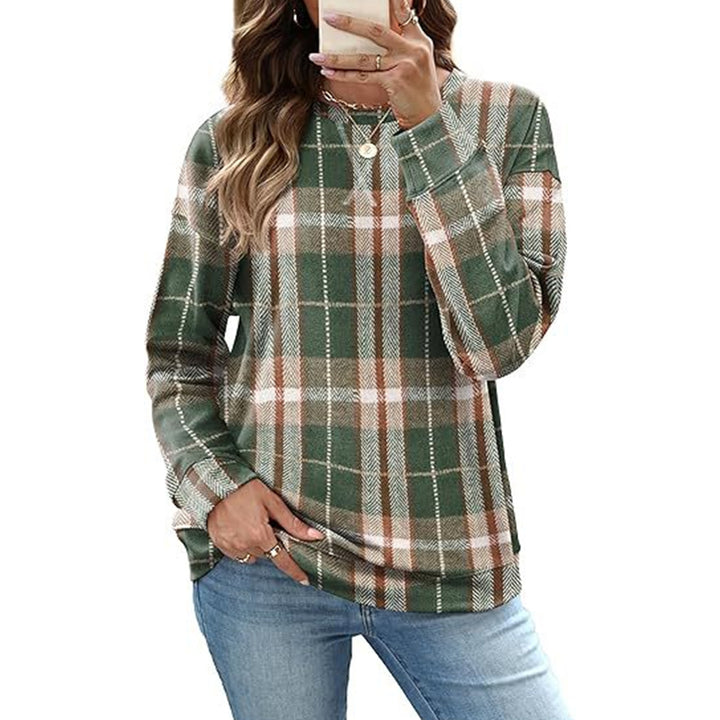 Loose-fit long-sleeve crew-neck sweatshirt
