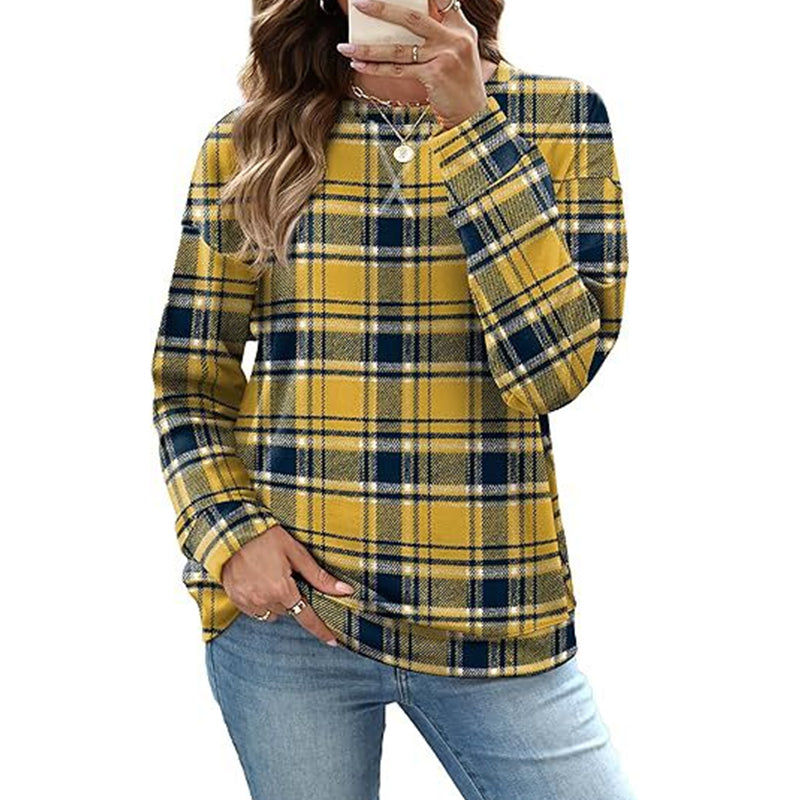 Loose-fit long-sleeve crew-neck sweatshirt