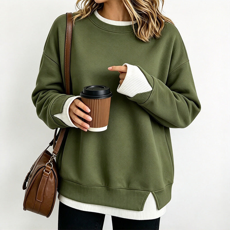 New loose-fit casual sweatshirt