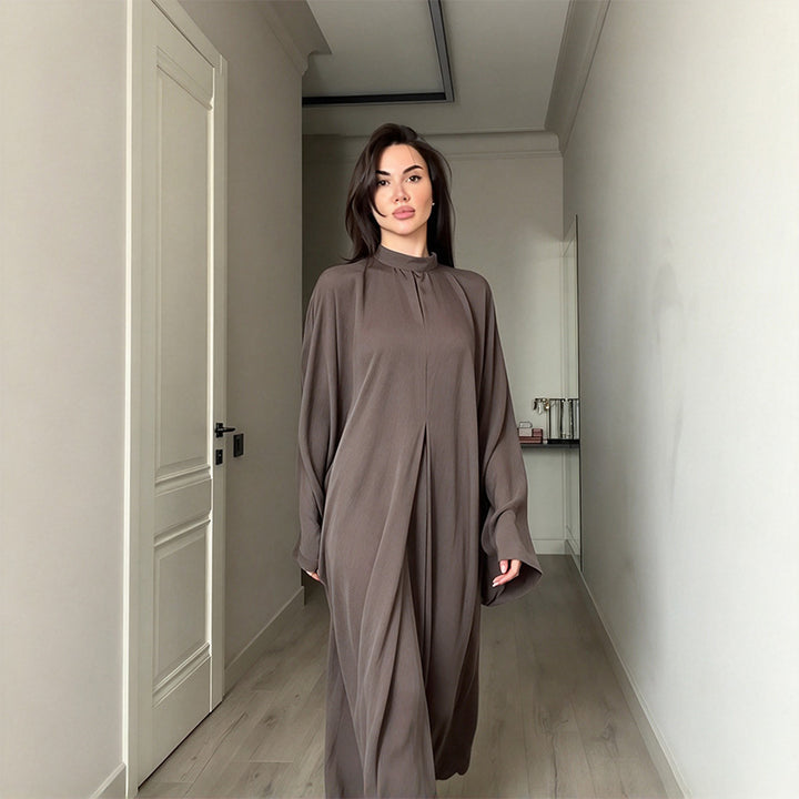 New Summer Set: Elegant Solid-Color Long Top and Casual Trousers