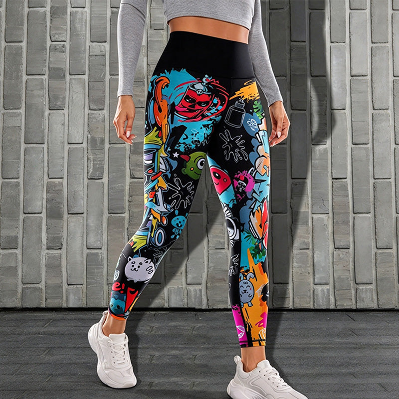 Trending Spring 3D-Print Yoga Leggings
