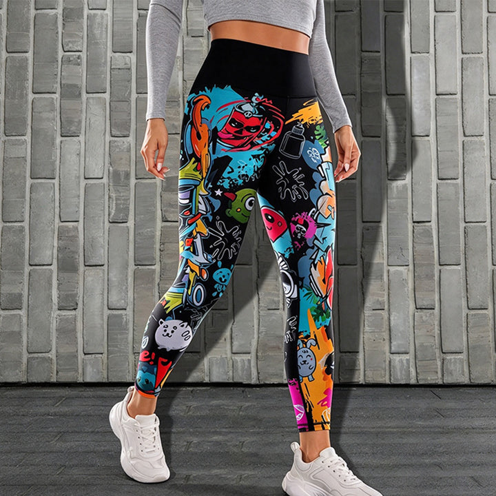 Trending Spring 3D-Print Yoga Leggings