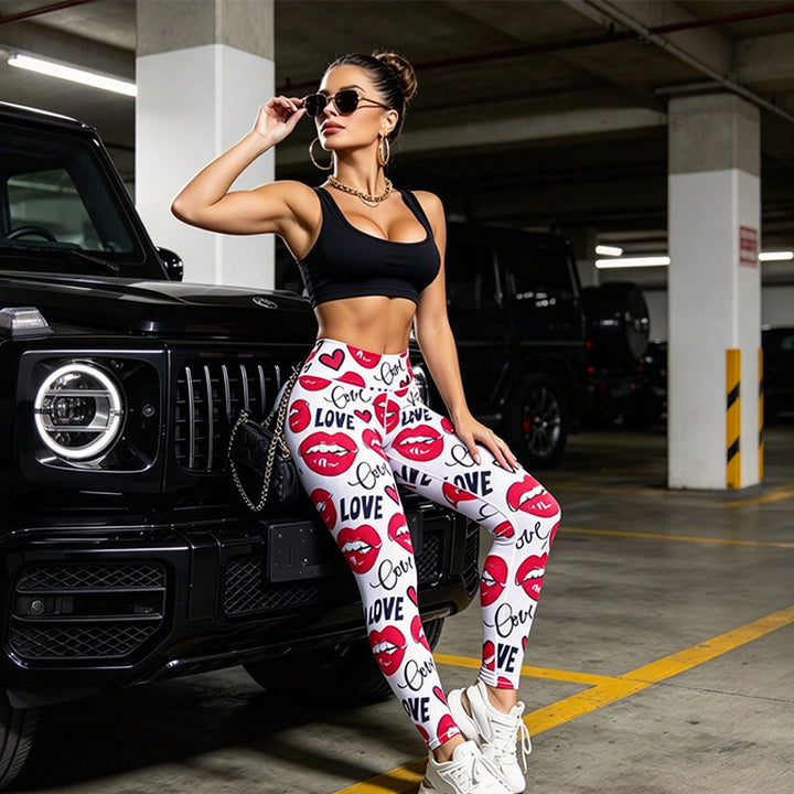 Trending Spring 3D-Print Yoga Leggings