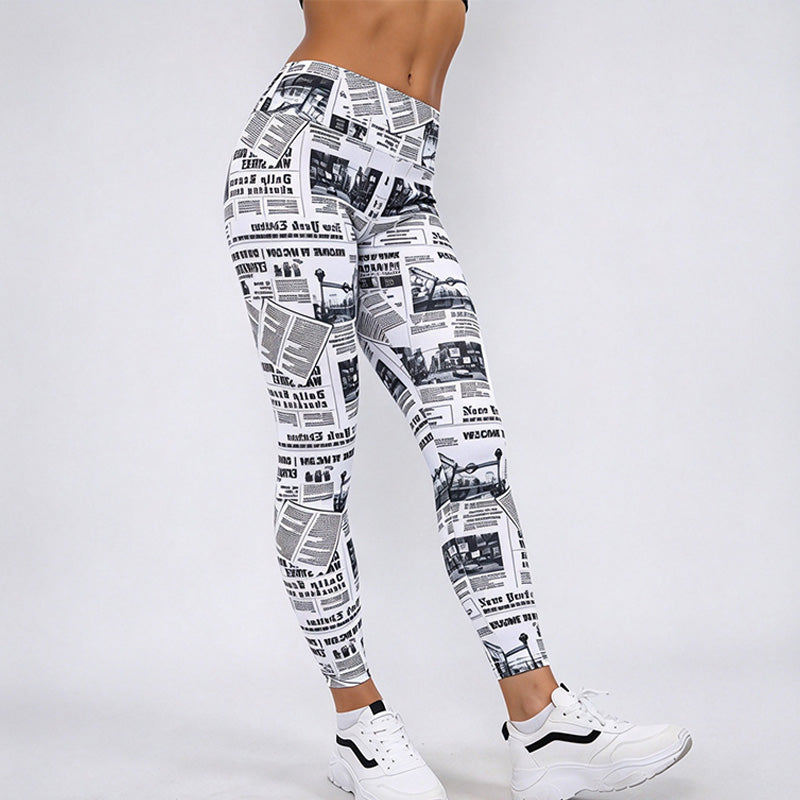 Trending Spring 3D-Print Yoga Leggings