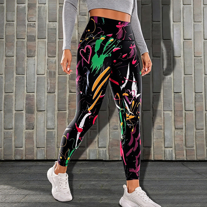 Trending Spring 3D-Print Yoga Leggings