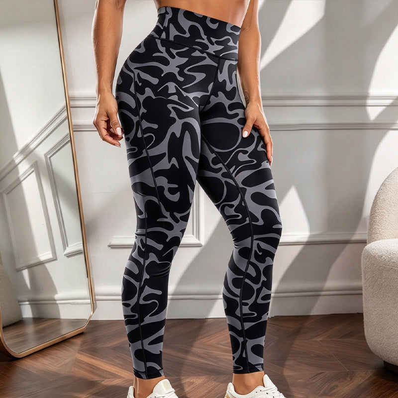 Trending Spring 3D-Print Yoga Leggings