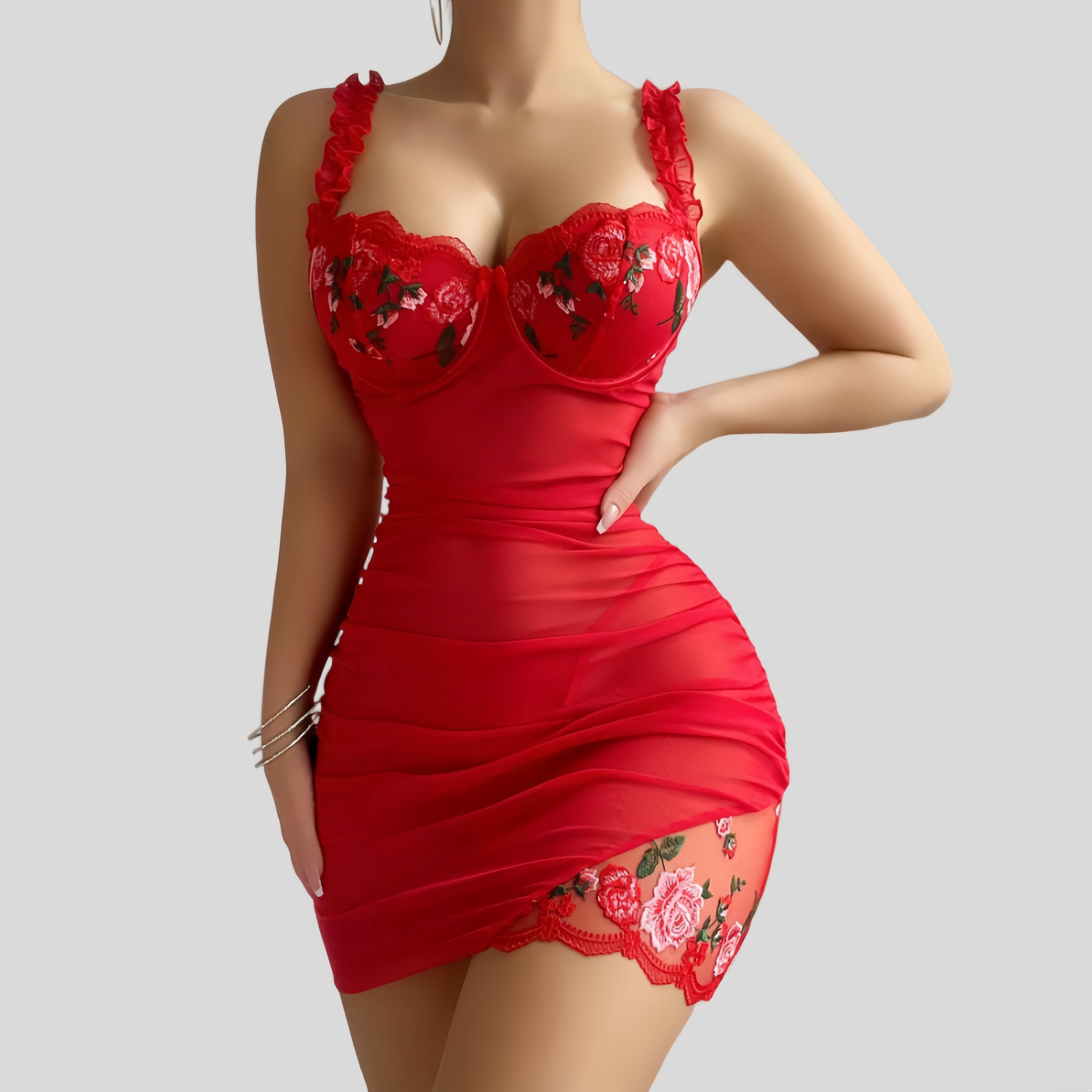 Sheer Underwire Chemise