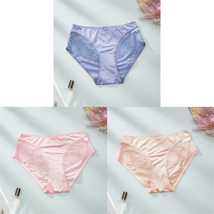 Satin Elegance Lace Panties(Buy 1, get 2 free)