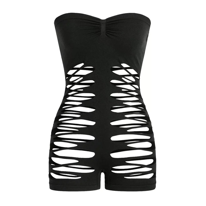 New sexy openwork bodysuit with seductive mesh fabric