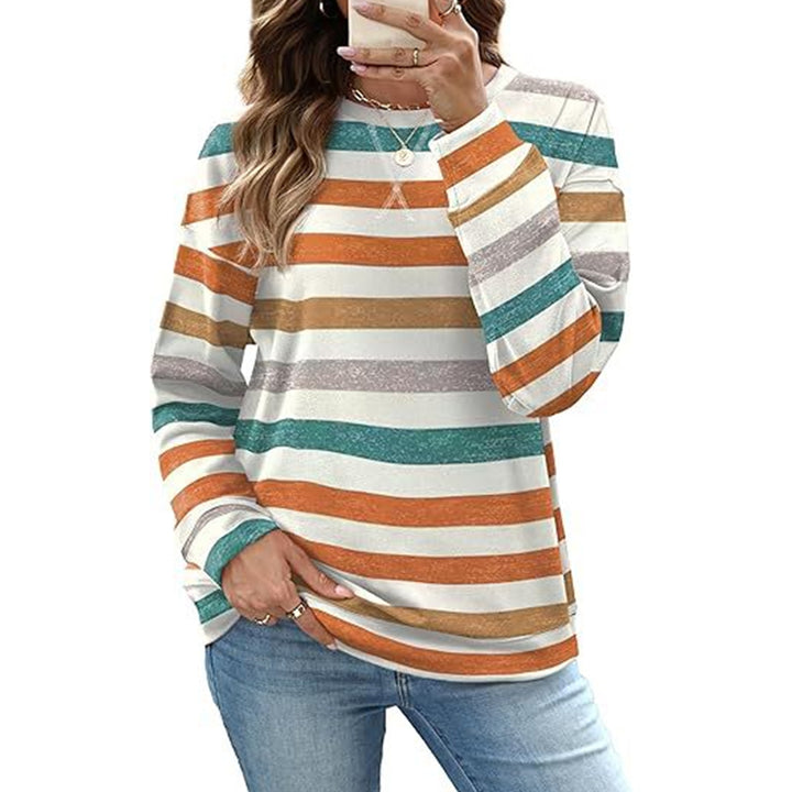 Loose-fit long-sleeve crew-neck sweatshirt