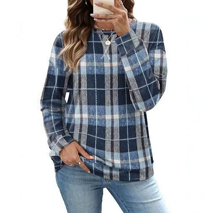 Loose-fit long-sleeve crew-neck sweatshirt