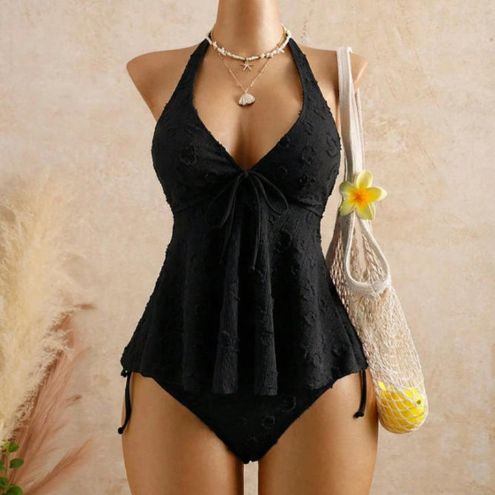 Best-Selling Ruffled Halter Swimsuit