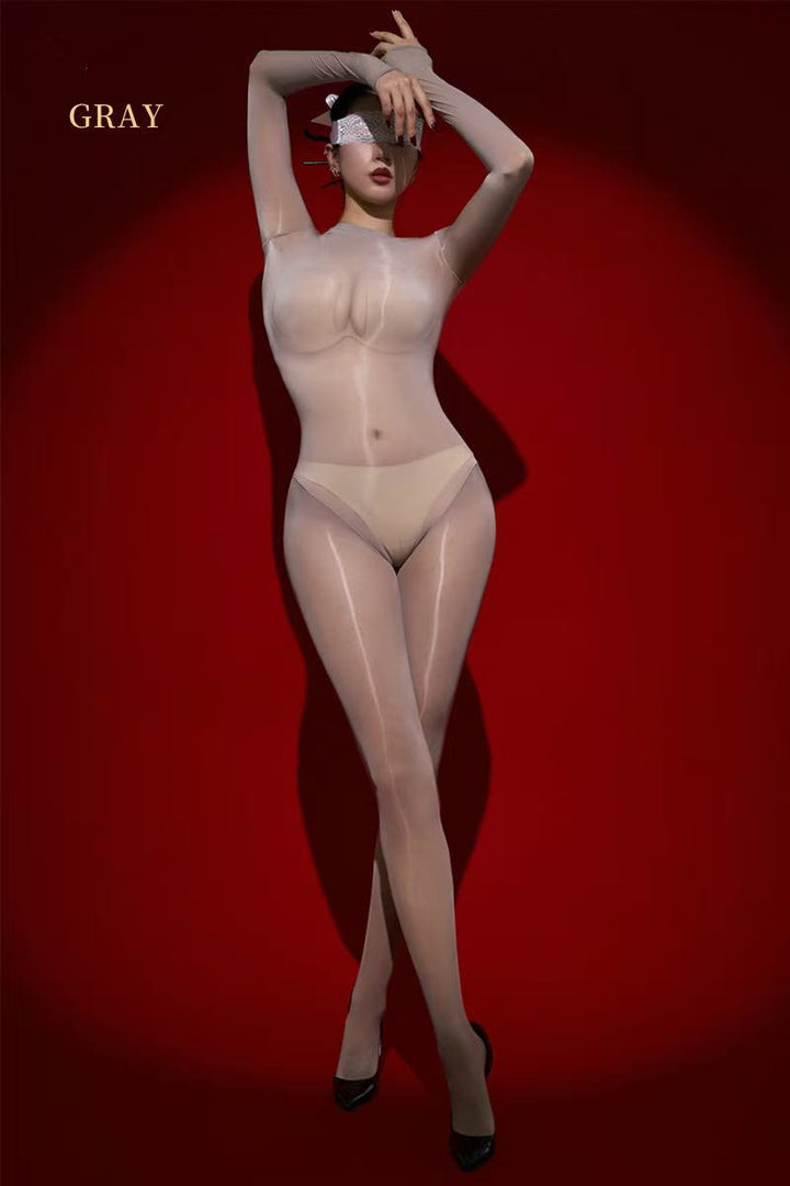 New shiny silky seamless body stockings